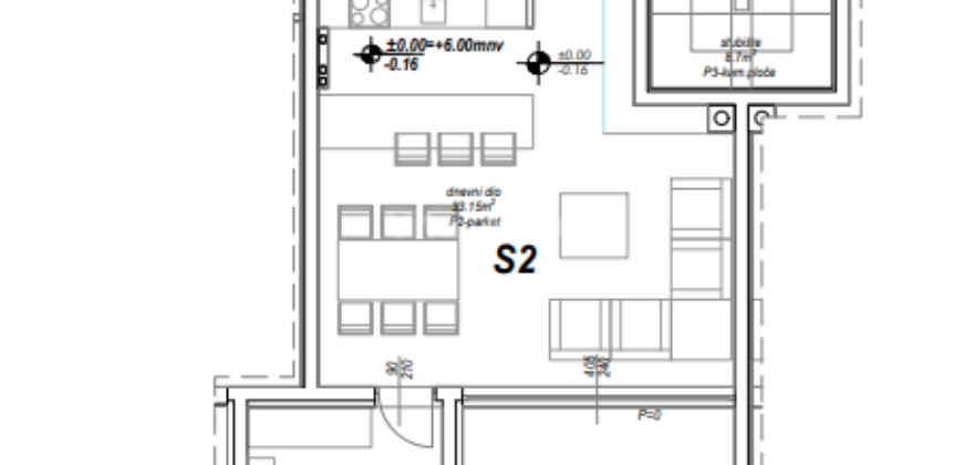 PRIVLAKA – NOVOGRADNJA 100 m OD MORA, 2-SOBAN, 2 KUPAONICE, VRT