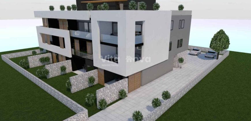 PRIVLAKA – NOVOGRADNJA, 100 m OD MORA, 3 SP. SOBE, 2 KUPAONICE, BALKON