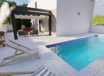 VIR, PRILIKA, NOVOGRADNJA, 2 VILE S BAZENOM!