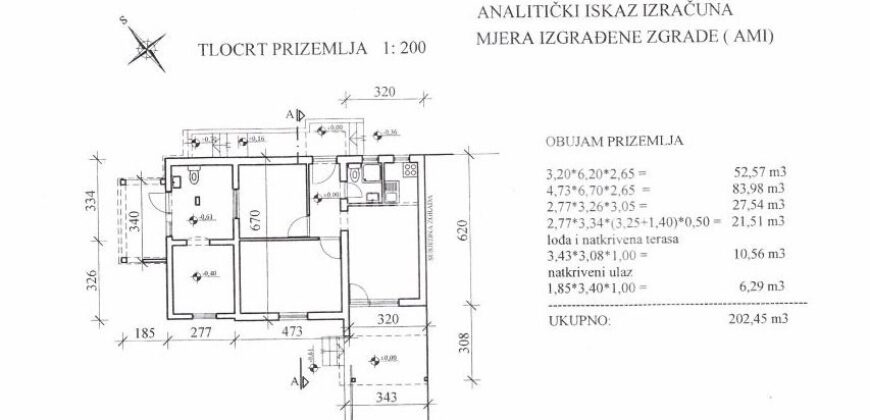 PRILIKA! SABUNIKE, KATNICA, 2 STAMBENE JEDINICE, DUPLEX