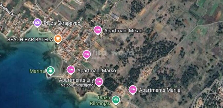 NIN- BILOTINJAK, ZEMLJIŠTE U TURISTIČKOJ ZONI!