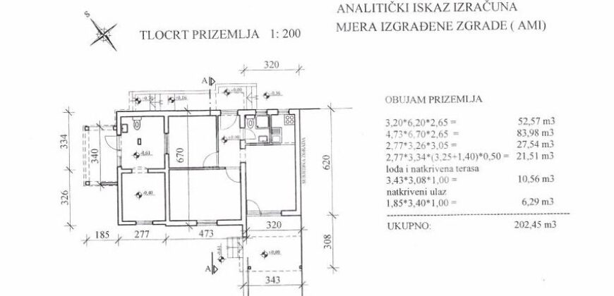 PRILIKA! SABUNIKE, KATNICA, 2 STAMBENE JEDINICE, DUPLEX
