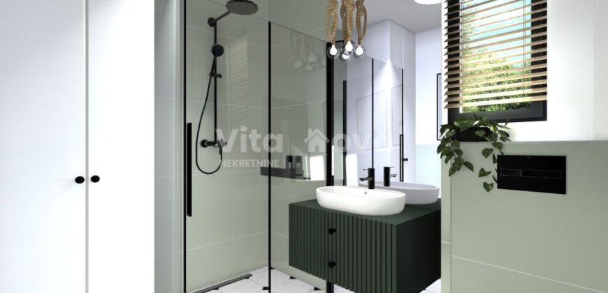 ZATON, NOVOGRADNJA, KUĆA U NIZU, BAZEN, PARKING!