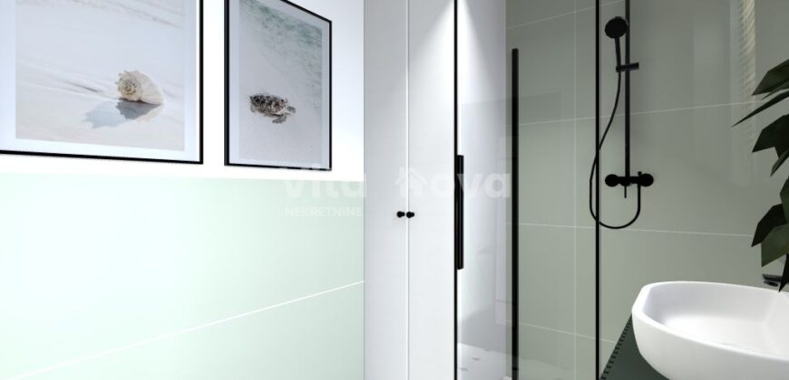 ZATON, NOVOGRADNJA, KUĆA U NIZU, BAZEN, PARKING!