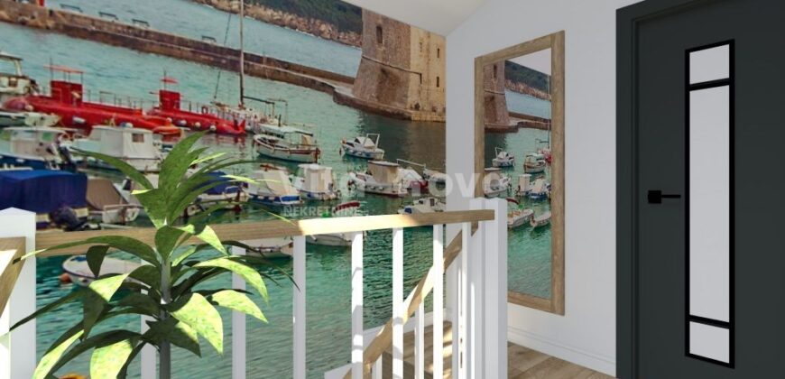 ZATON, NOVOGRADNJA, KUĆA U NIZU, BAZEN, PARKING!