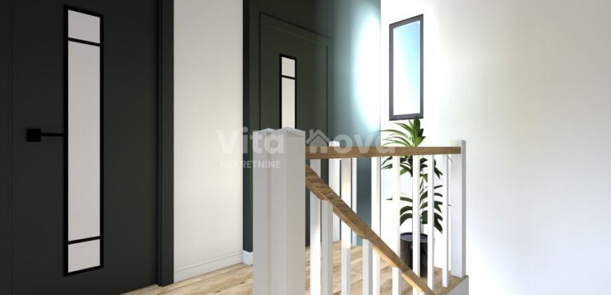 ZATON, NOVOGRADNJA, KUĆA U NIZU, BAZEN, PARKING!