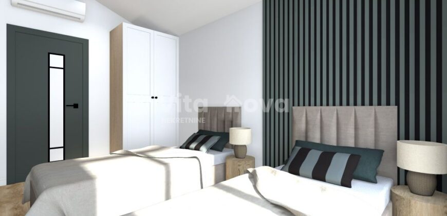 ZATON, NOVOGRADNJA, KUĆA U NIZU, BAZEN, PARKING!