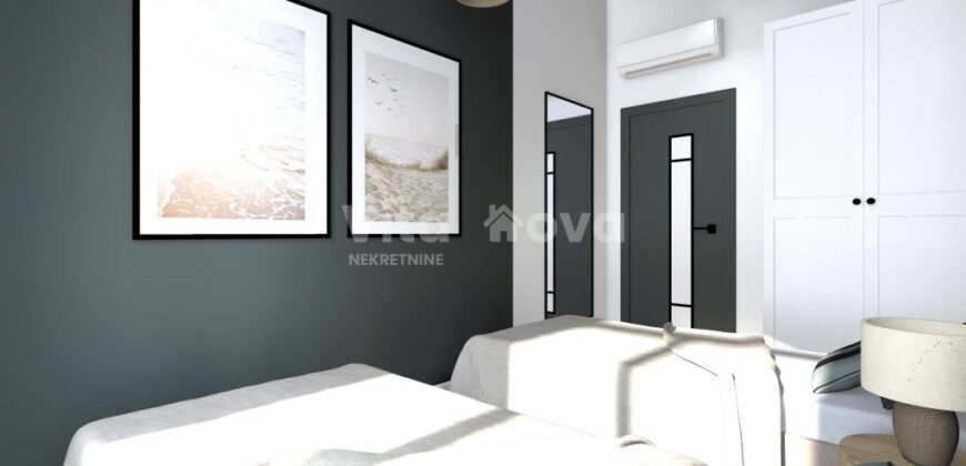 ZATON, NOVOGRADNJA, KUĆA U NIZU, BAZEN, PARKING!