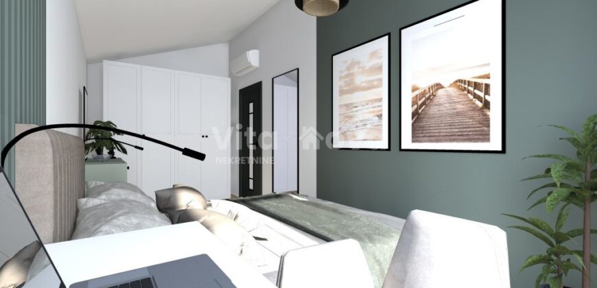 ZATON, NOVOGRADNJA, KUĆA U NIZU, BAZEN, PARKING!