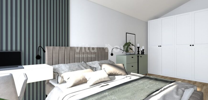 ZATON, NOVOGRADNJA, KUĆA U NIZU, BAZEN, PARKING!